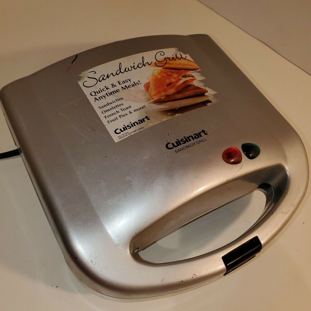 Cuisinart WM-SW2 Dual Sandwich Grill Nonstick Electric Panini Press TESTED